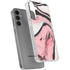 Pink Marble Ink Galaxy S24 Plus Clear Case